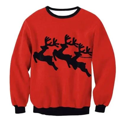 3D Funny Christmas Sweater – Green Holiday Jumper for Party & Festive Wear