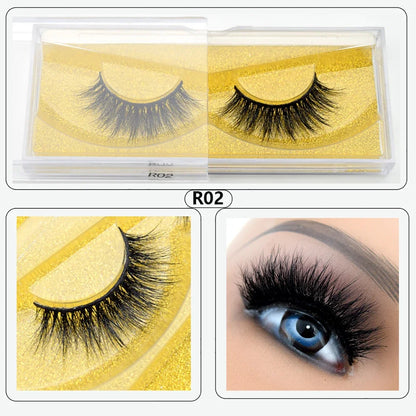 Natural Half Eye False Eyelashes – Soft Mink Look with Lightweight Cotton Band
