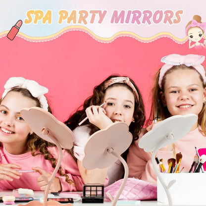 Spa Party Mirrors for Girls – 6-10PCS Makeup & Dressing Table Set