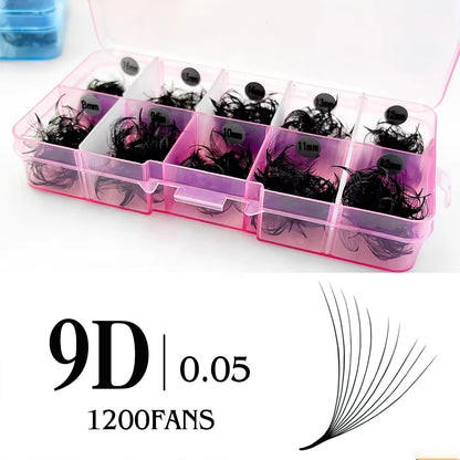 Premade Volume Lash Fans – 3D–20D D Curl (8–15mm)