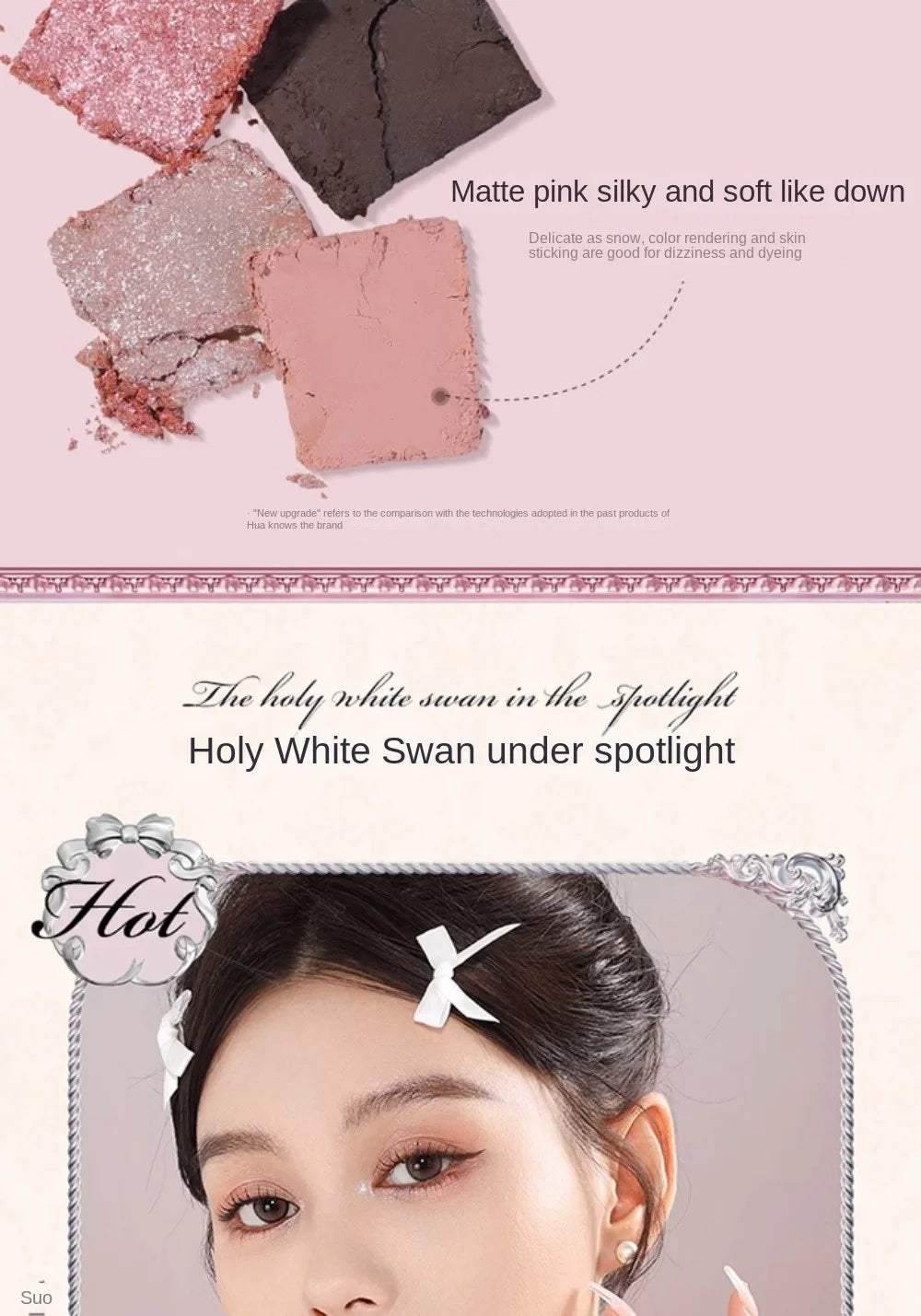 Flower Knows Swan Ballet Eyeshadow Palette