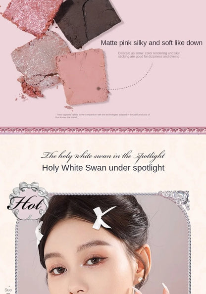Flower Knows Swan Ballet Eyeshadow Palette
