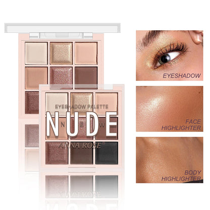 9-Color Milk Tea Eyeshadow Palette