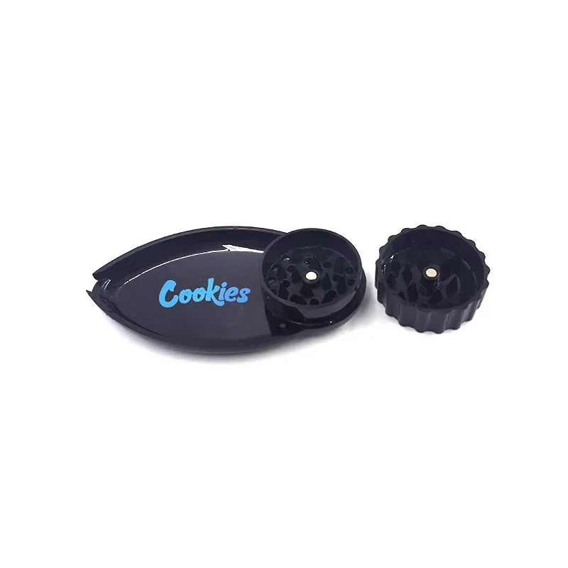 2-in-1 Portable Grinder + Cone Tray – Your On-the-Go Smoking Sidekick