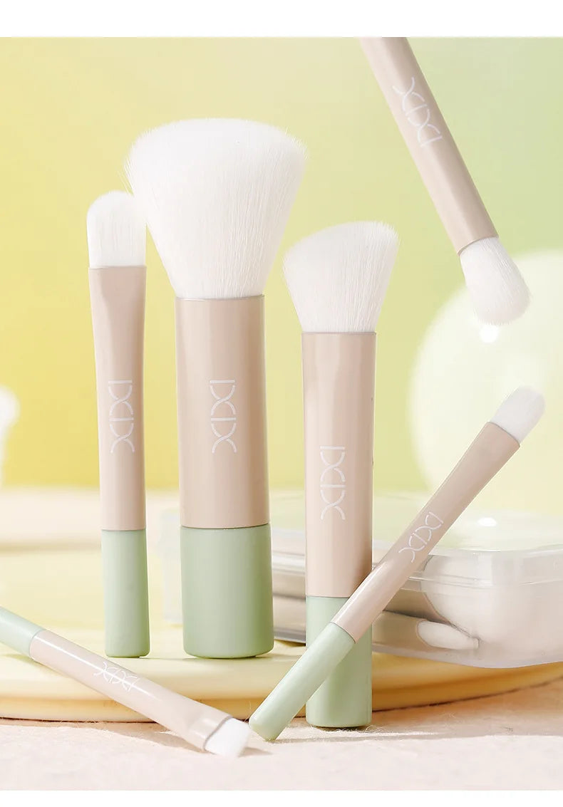 6-Piece Portable Mini Makeup Brush Set