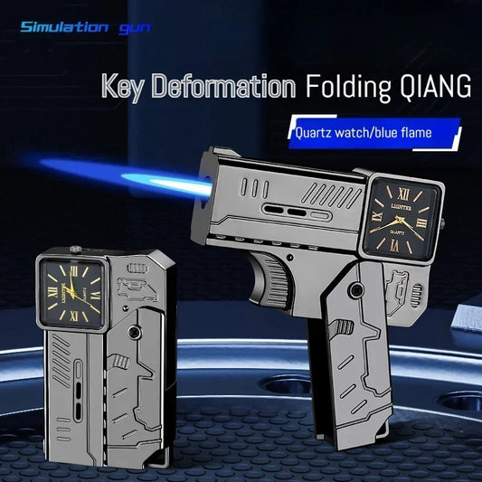Folding Watch Spray Gun Torch Lighter