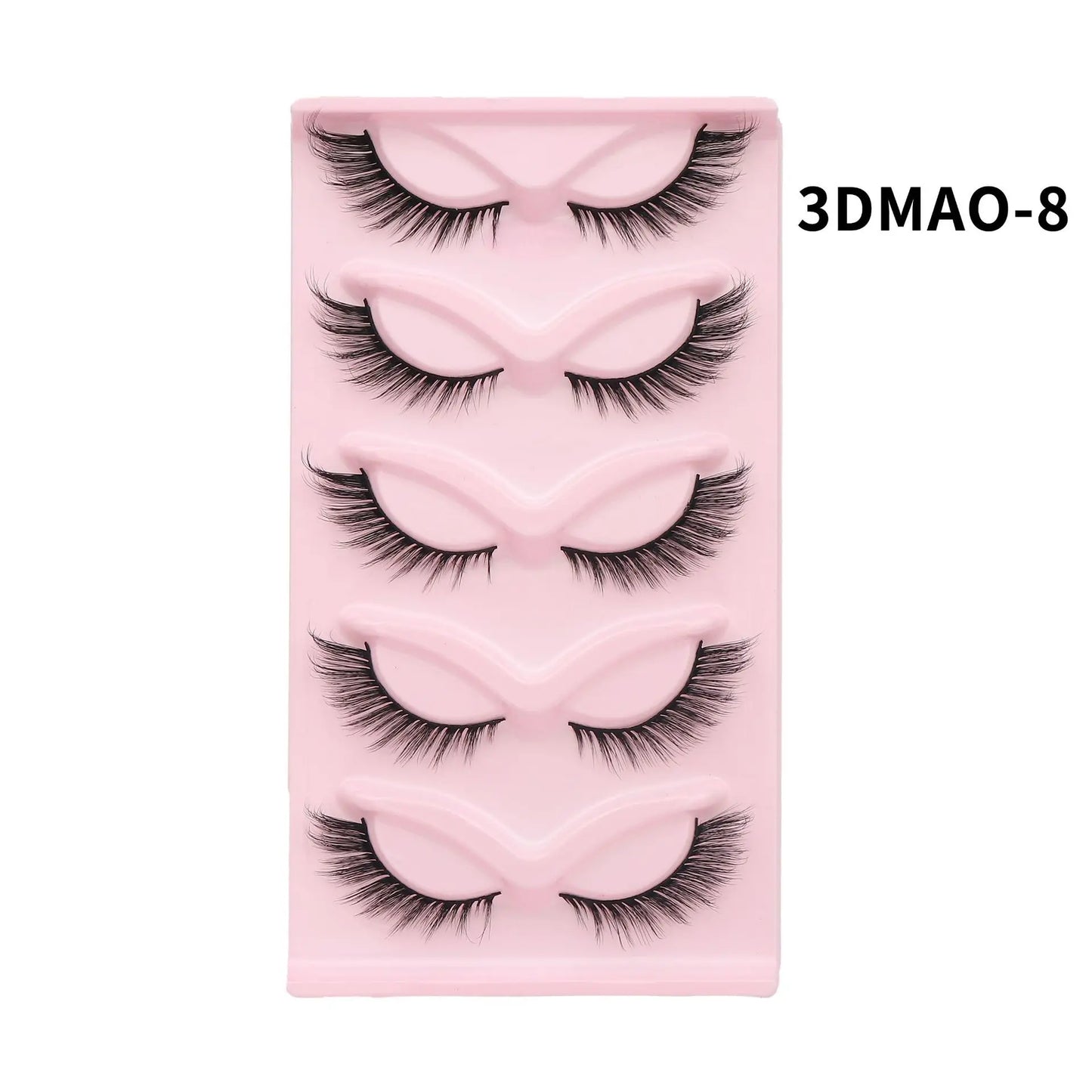 Cat Eye 3D Lashes – Fluffy, Wispy, Manga Magic
