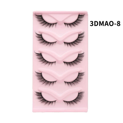 Cat Eye 3D Lashes – Fluffy, Wispy, Manga Magic