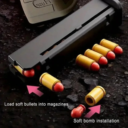 Shell Ejecting Soft Bullet Blaster