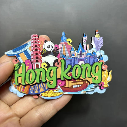 3D Wood Fridge Magnet