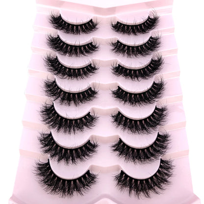 3D Mink-Effect False Eyelash Set – Soft, Fluffy &amp; Full of Volume