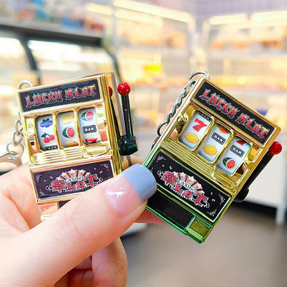 Mini Slot Machine Keychain