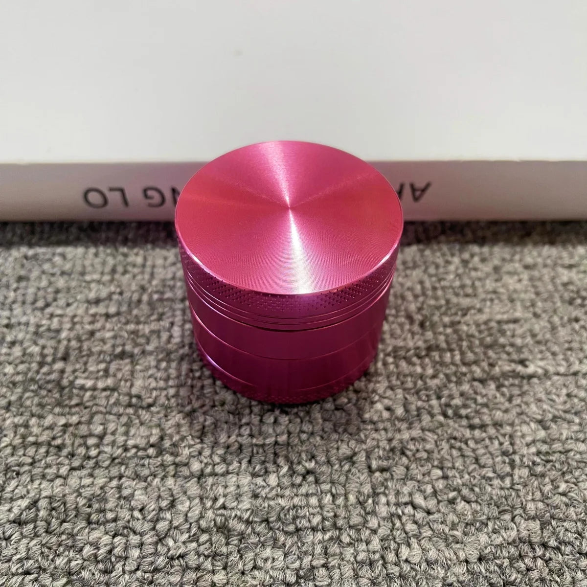 Pink Metal Herb & Spice Grinder (1.6 / 2 Inch, 4-Layer)