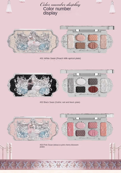 Flower Knows Swan Ballet Eyeshadow Palette