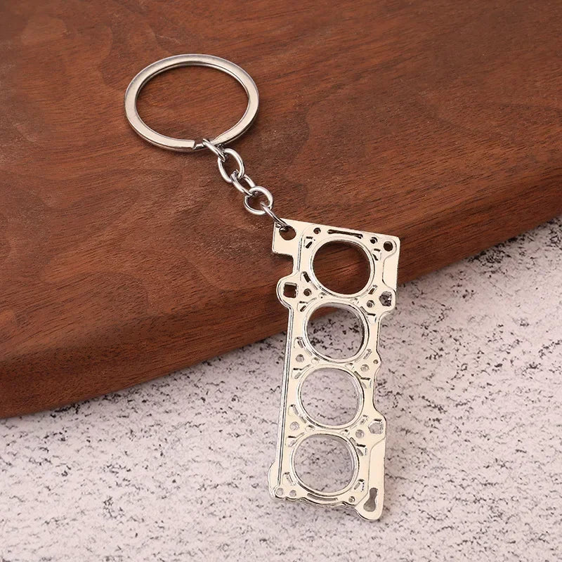 Gear Head Keychain