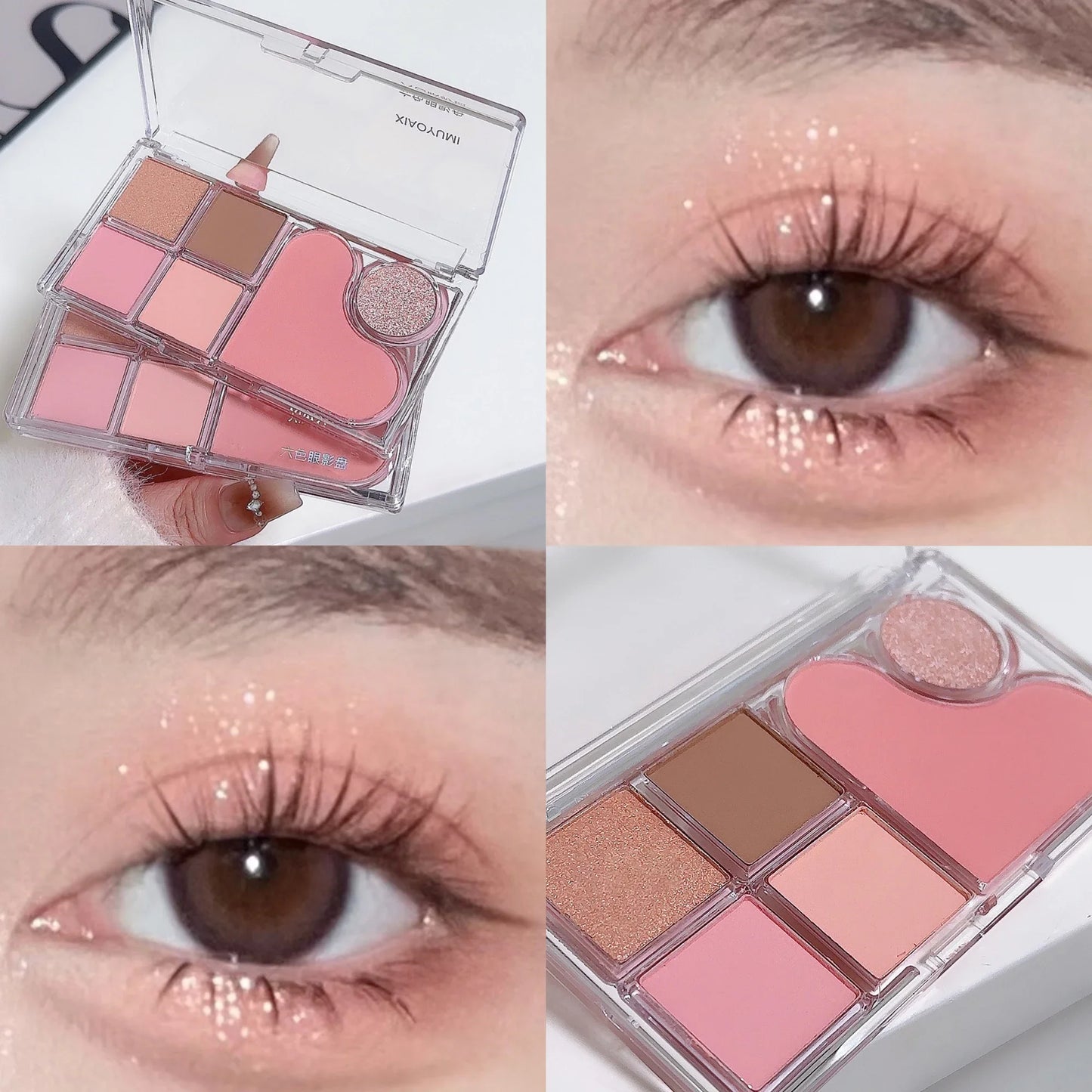 Six-Color Earth Tone Eyeshadow Palette