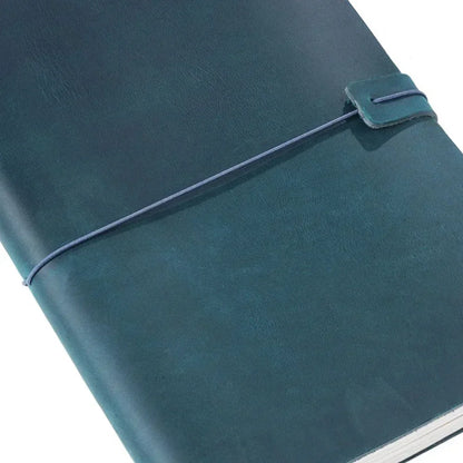 Handmade Genuine Leather Notebook – Vintage Cowhide Diary, Journal & Travel Planner Cover