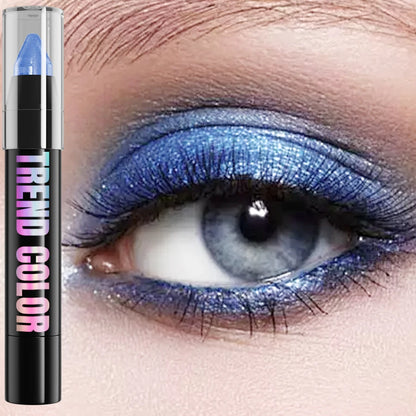 24-Color Pearlescent Glitter Eyeshadow & Eyeliner Pencil – Waterproof, Shimmer & Matte Eye Makeup