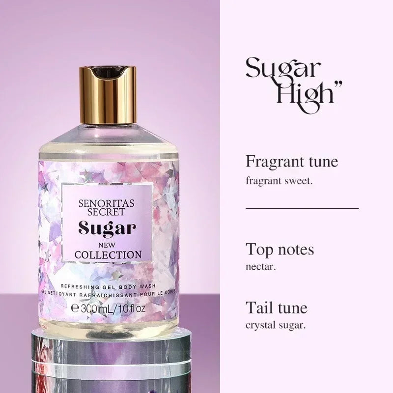 Sweet Fragrance Body Wash – 300ml Moisturizing & Oil-Control Shower Gel for Deep Cleansing and Lasting Scent