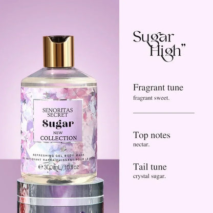 Sweet Fragrance Body Wash – 300ml Moisturizing & Oil-Control Shower Gel for Deep Cleansing and Lasting Scent
