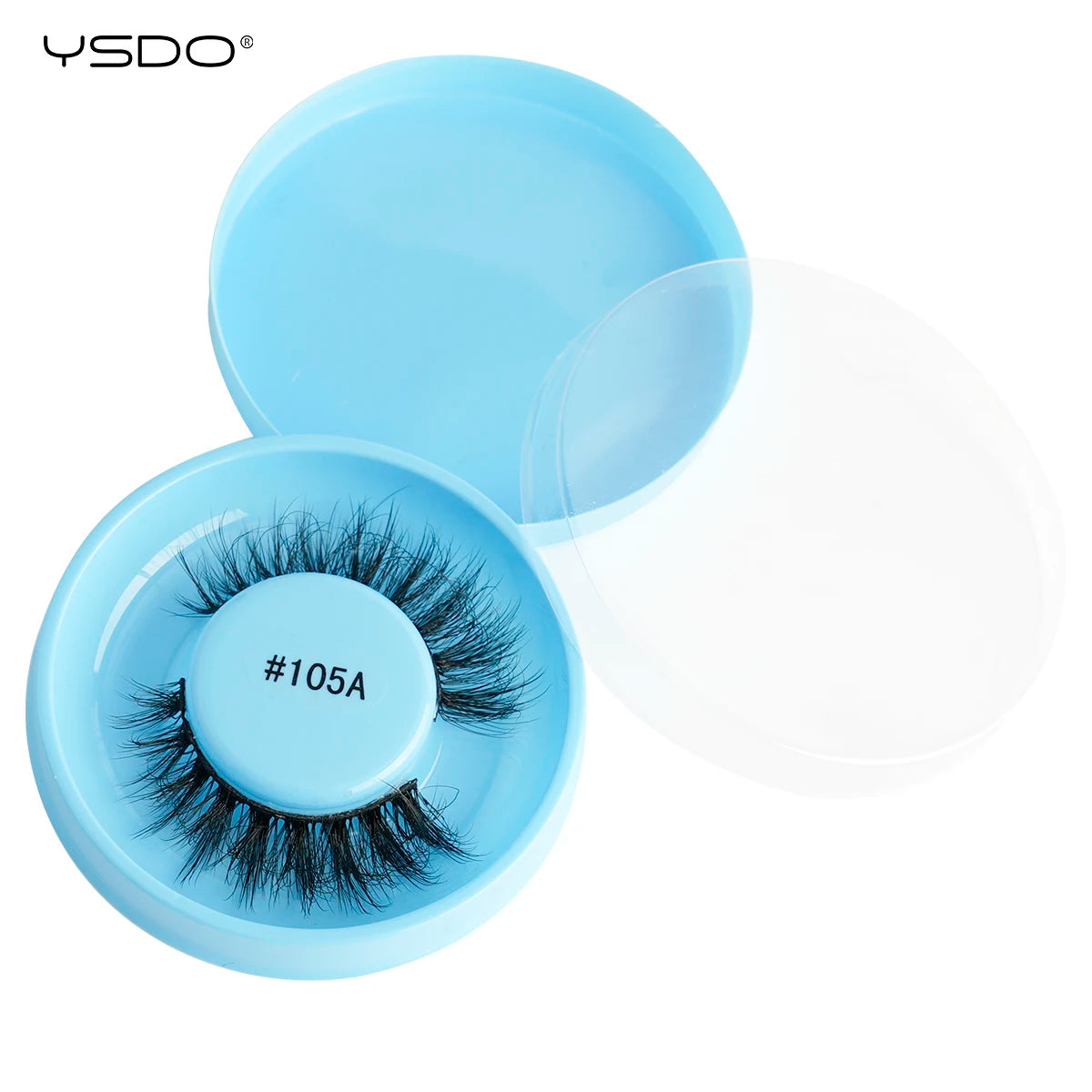 Wispy 3D Mink False Eyelashes – Natural Long, Fluffy & Reusable Strip Lashes (1 Pair)