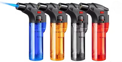 8-Pack Torch Lighters – Windproof Butane Gas Flame Gadgets for Kitchen & Outdoor Use (2025 New)