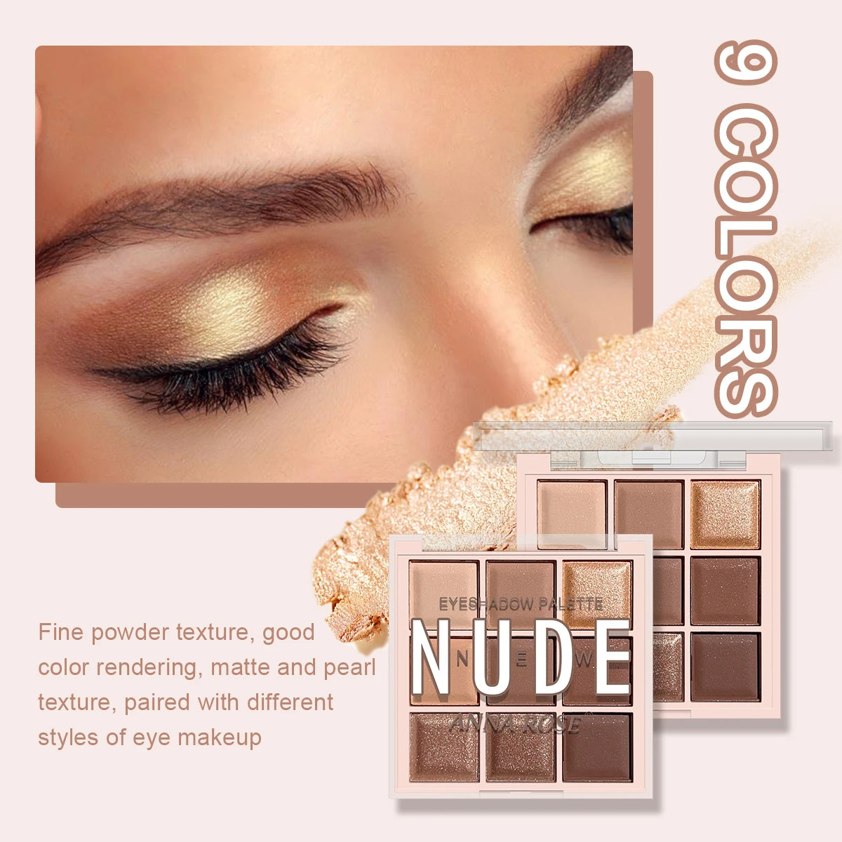 9-Color Milk Tea Eyeshadow Palette