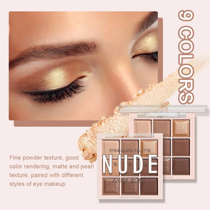 9-Color Milk Tea Eyeshadow Palette