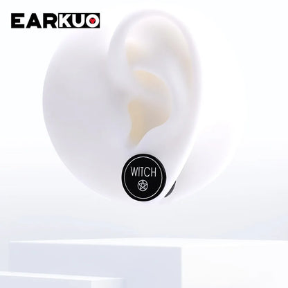 Acrylic Cat OUIJA Ear Plugs – Witch Poker Tunnels & Stretchers (2PCS)