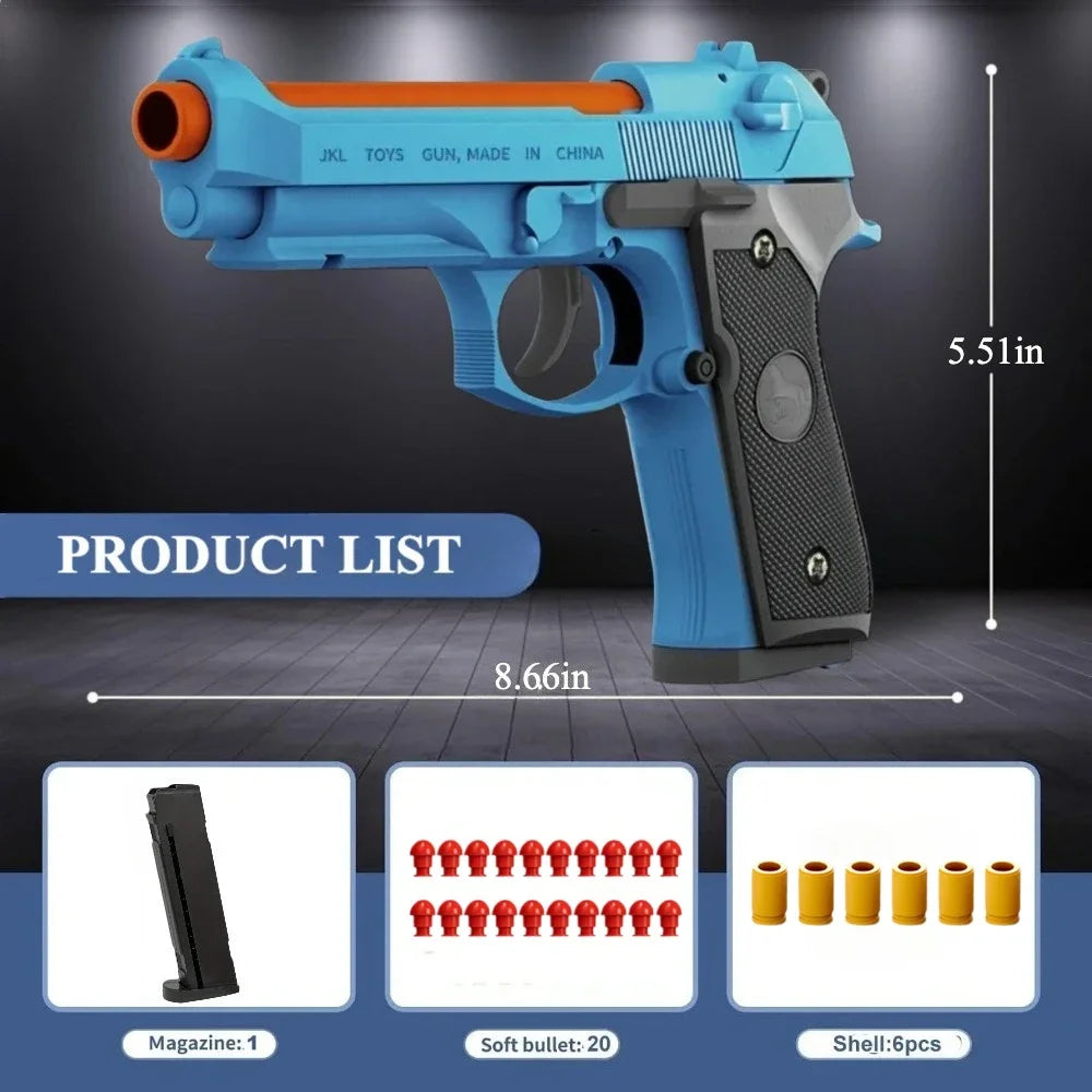 Shell Ejecting Soft Bullet Blaster