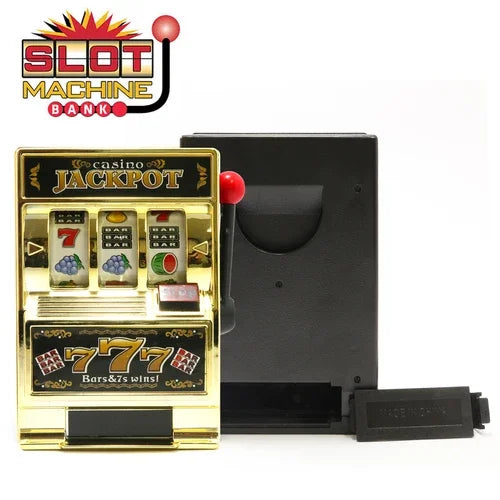 Tabletop Slot Machine Coin Bank