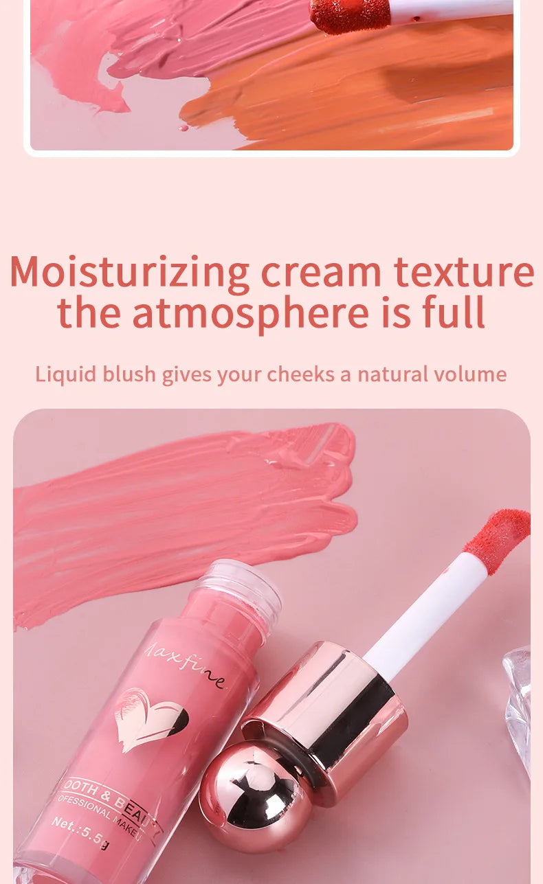 Long-Lasting Liquid Blush – Lightweight, Smudge-Proof & Highly Pigmented