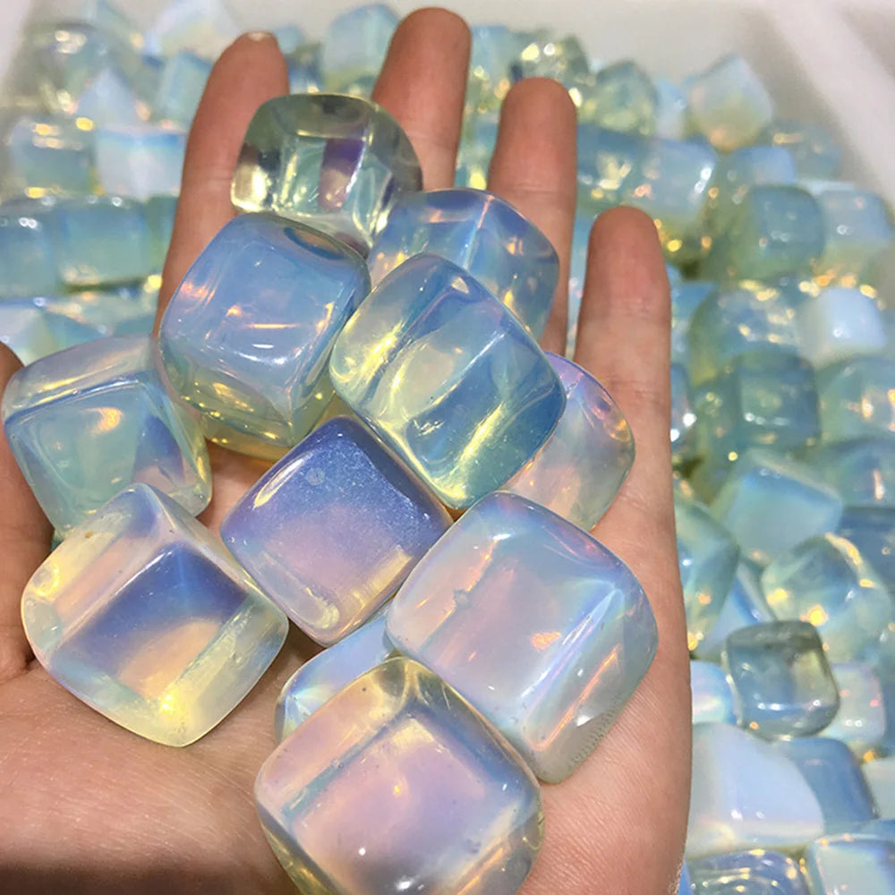 Natural Dream Amethyst & Citrine Crystal Tumble Stones – Reiki Healing Gemstones for Energy & Décor
