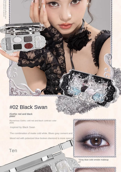 Flower Knows Swan Ballet Eyeshadow Palette