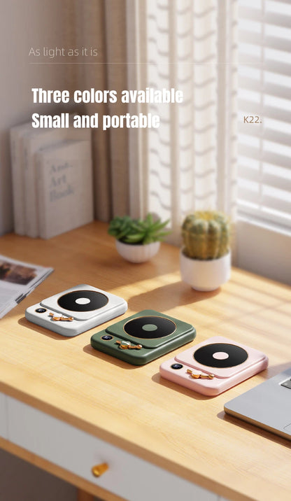 Electric Coffee Cup Warmer – 3-Setting Temperature Control Heating Coaster