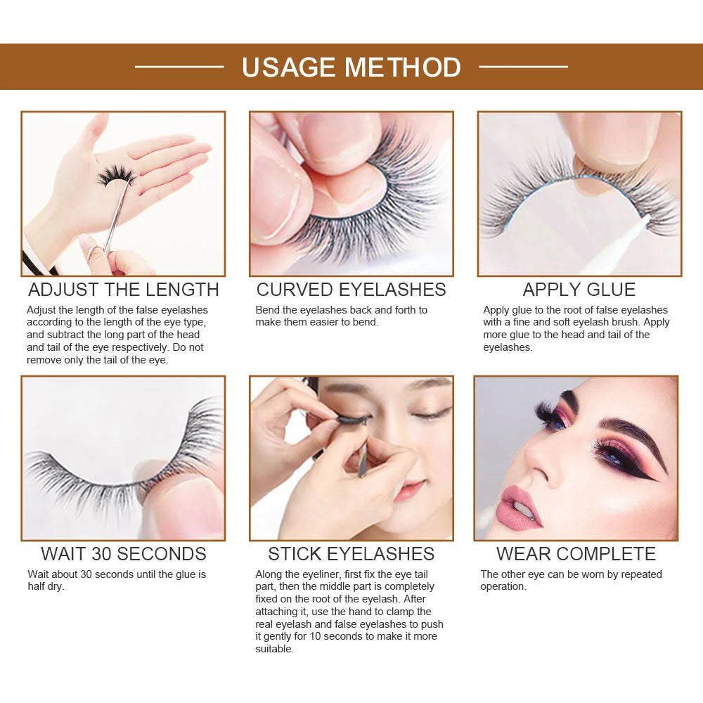 3D Mink Strip Lashes