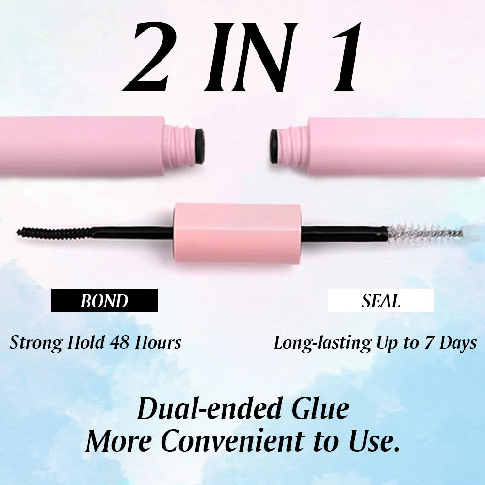 Eyelash Bond &amp; Seal Duo – Long-Lasting, Waterproof Lash Glue for DIY Lash Clusters