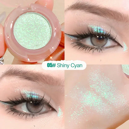 Diamond Glitter Monochrome Eyeshadow – Waterproof Long-Lasting Sparkle