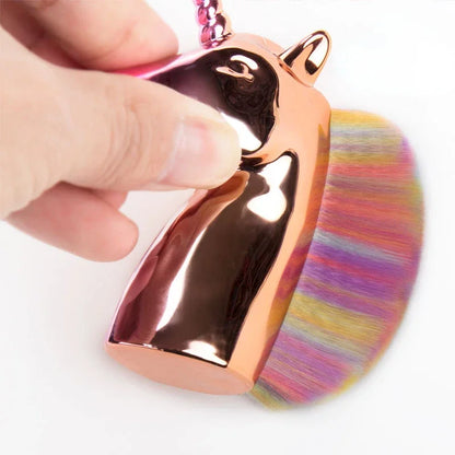Unicorn Nail Dust Brush – Sparkle & Sweep in Style!