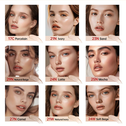 Cushion Refill Foundation – Waterproof, Semi-Matte & Long-Lasting (72H Wear)