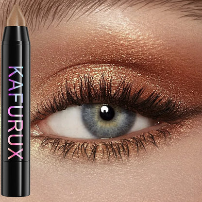24-Color Pearlescent Eyeshadow & Eyeliner Pencil – Waterproof Shimmer and Matte Makeup Pen