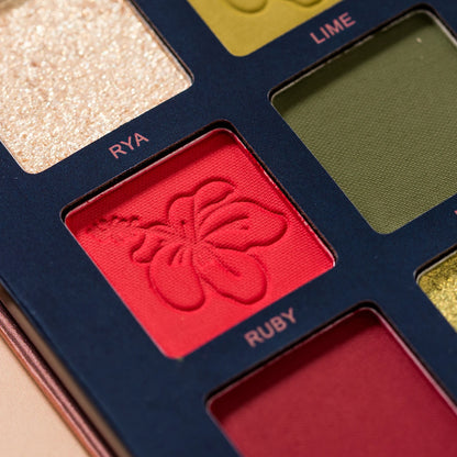 Butterfly 18-Color Eyeshadow Palette – Matte, Shimmer & Metallic Finishes