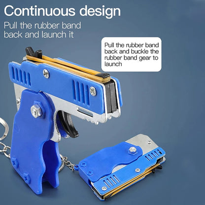 Metal Burst Rubber Band Launcher