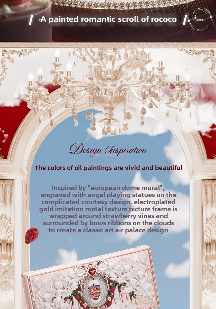 Strawberry Cupid Complexion Palette – Blush, Eyeshadow, Highlighter & Bronzer