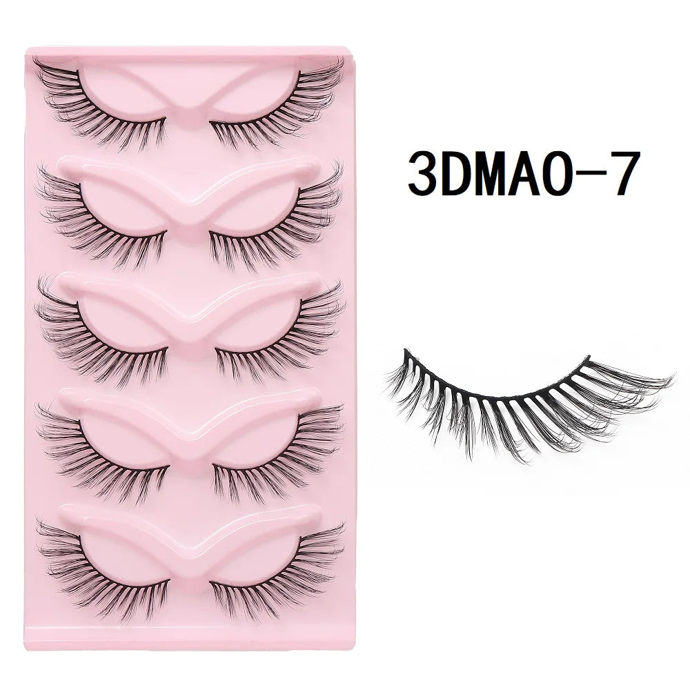 Cat Eye 3D Lashes – Fluffy, Wispy, Manga Magic