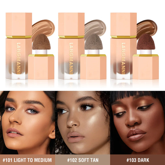 3-Color Liquid Contour & Concealer – Define, Sculpt & Enhance