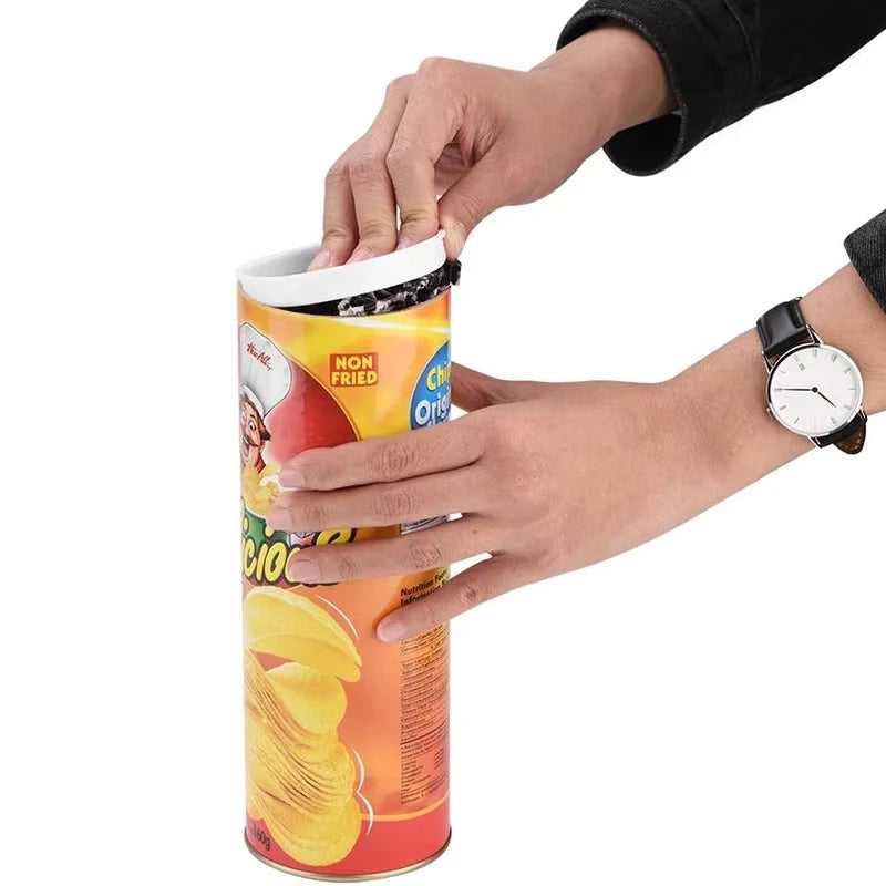 Jumping Snake Potato Chip Can Prank Toy