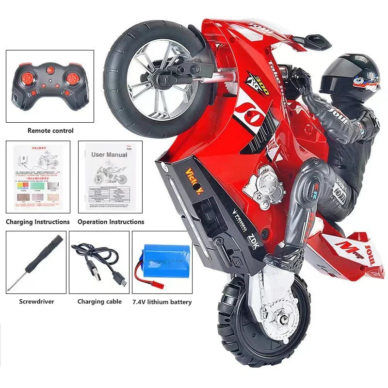 RC Stunt Motorcycle