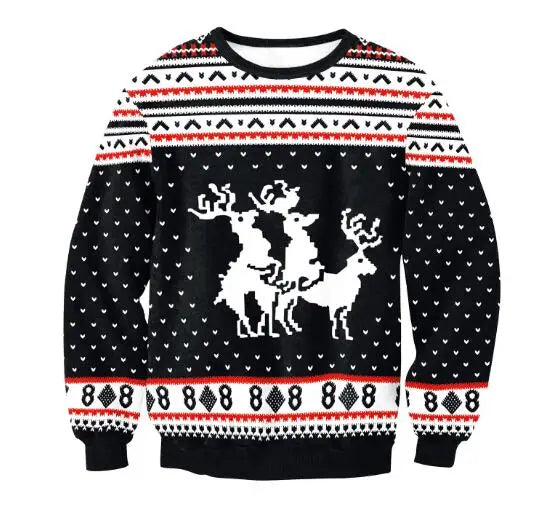 3D Funny Green Ugly Christmas Sweater – Women’s Holiday Party Jumper 2025