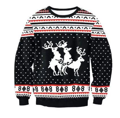 3D Funny Green Ugly Christmas Sweater – Women’s Holiday Party Jumper 2025